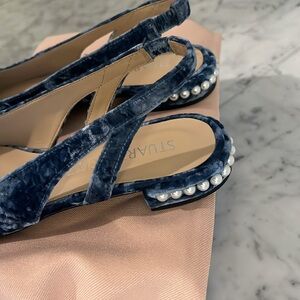 Stuart Weitzman pearl sling back size 8 NIB
